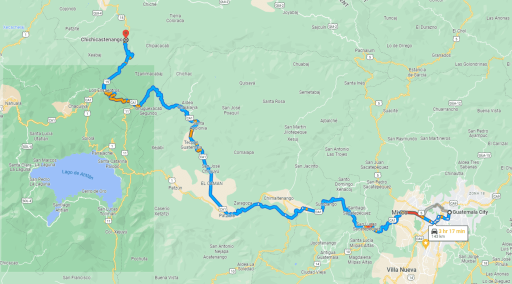 Gutemala City To Chichicastenango